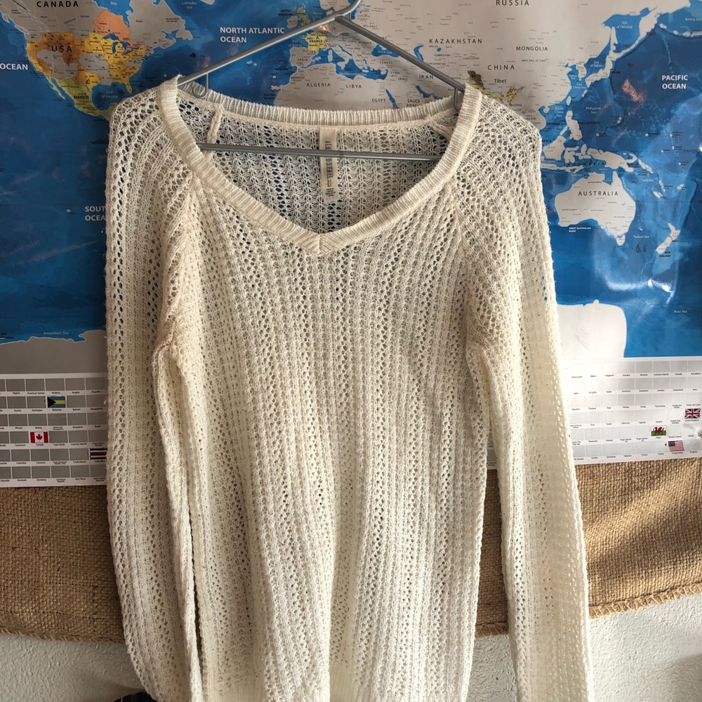 Cream sweater